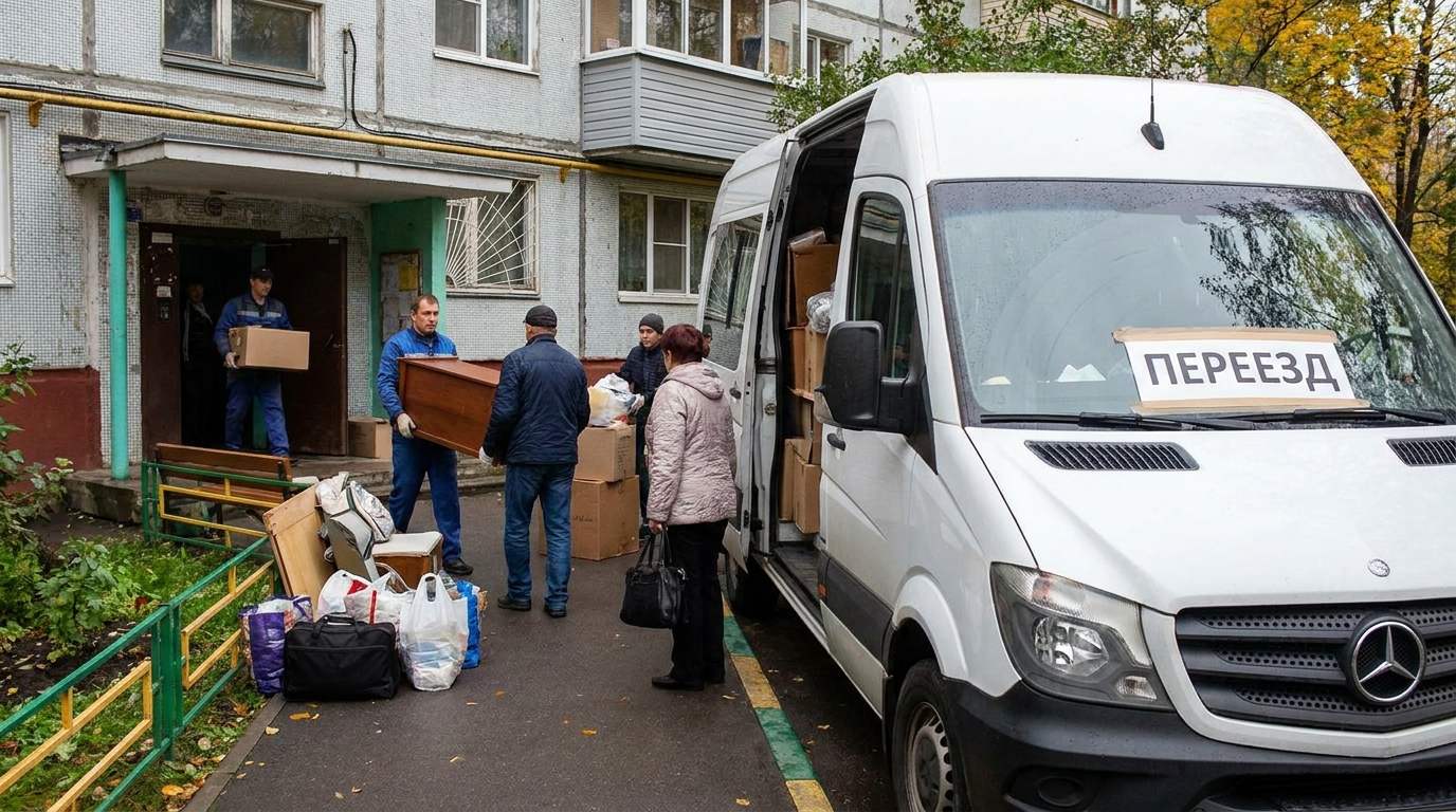 Организация переезда грузовиками